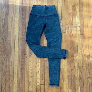 Aerie high-waisted acid wash leggings (XS)